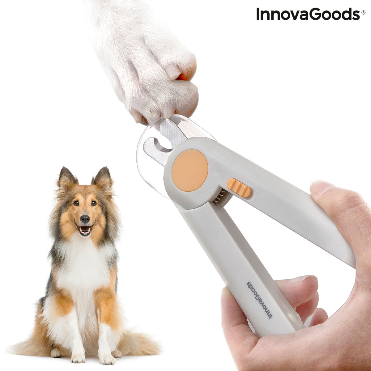 Cortaúñas para Mascotas con Luz LED