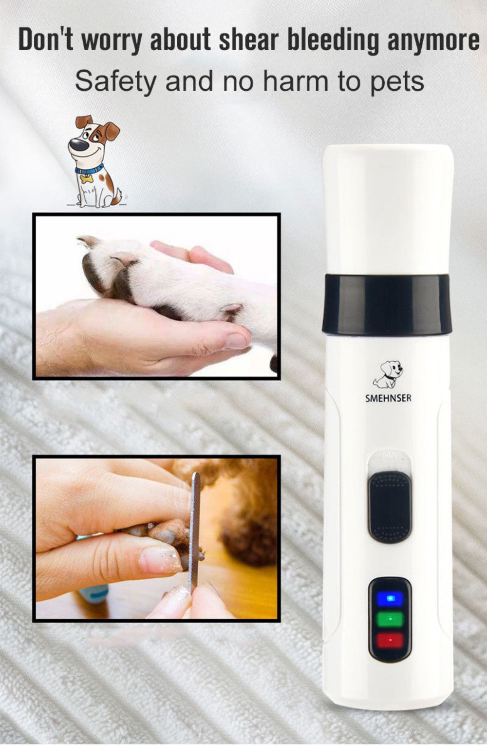 Wireless Electric Nail Grinder for Pets
