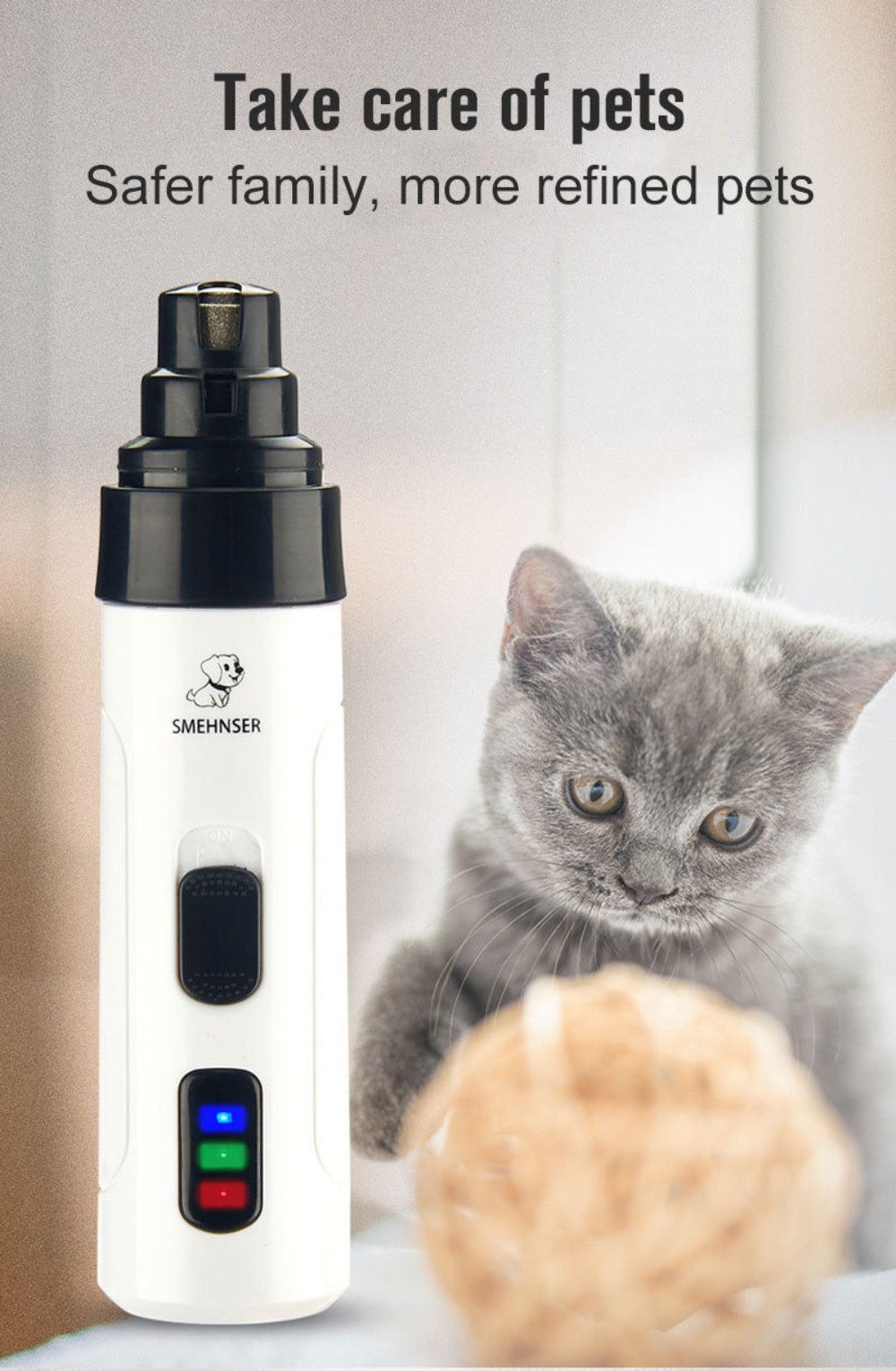 Wireless Electric Nail Grinder for Pets