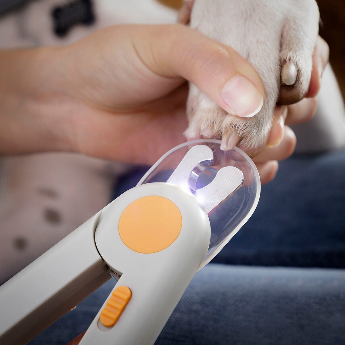 Cortaúñas para Mascotas con Luz LED